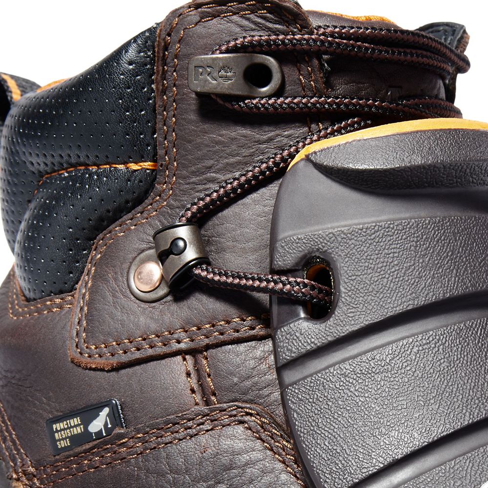 Botas de Trabajo Timberland Hombre Pro® Endurance 6\" Met Guard Steel Toe Marrones - Chile XEW-521830